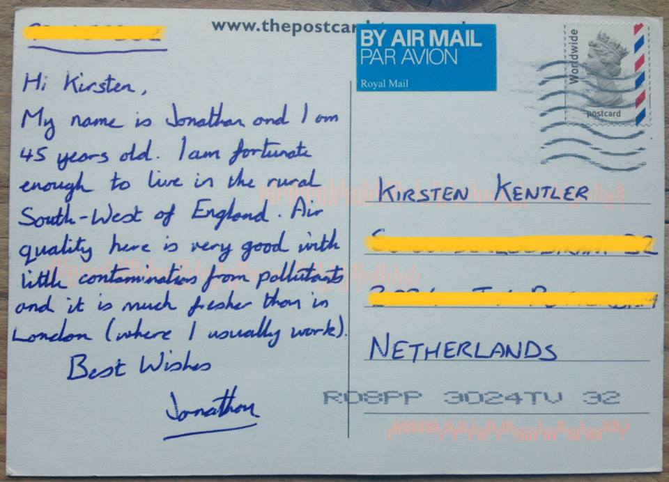 Postkaart uit Engeland.